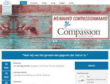 Tablet Screenshot of christengemeentetholen.nl
